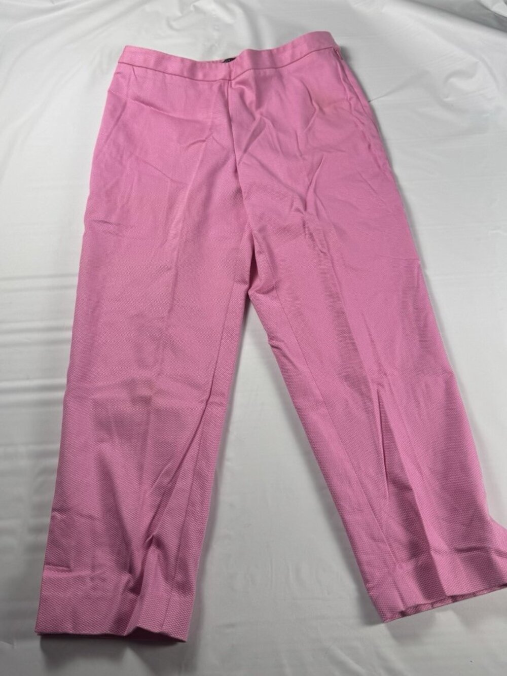 Vintage New York & Company City Stretch Pants Womens 8 Pink Straight Trouser Y2K